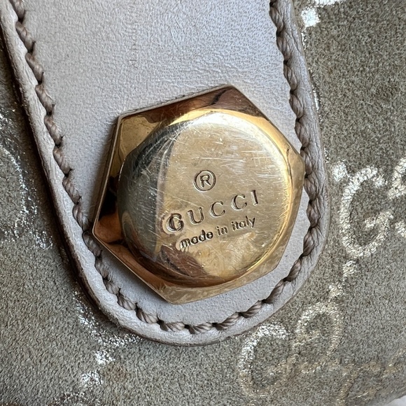 Authentic Gucci GG Charmy Suede Boston Shoulder bag - Picture 9 of 12